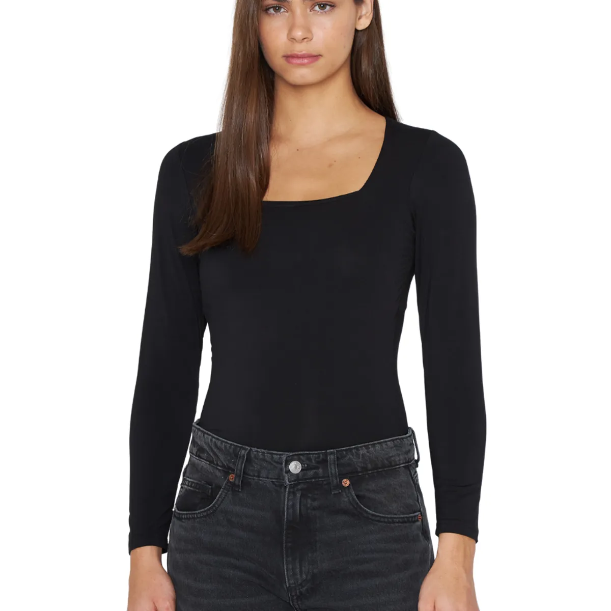 JACINTA TIENDA - Polera Emilia negra Jacinta Tienda