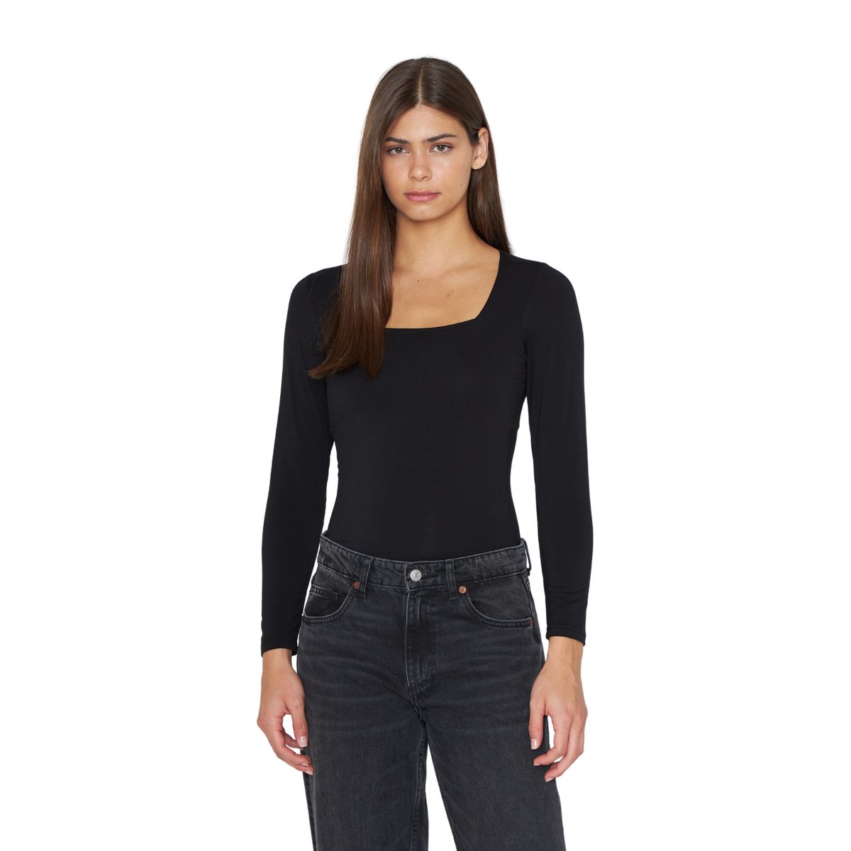JACINTA TIENDA - Polera Emilia negra Jacinta Tienda