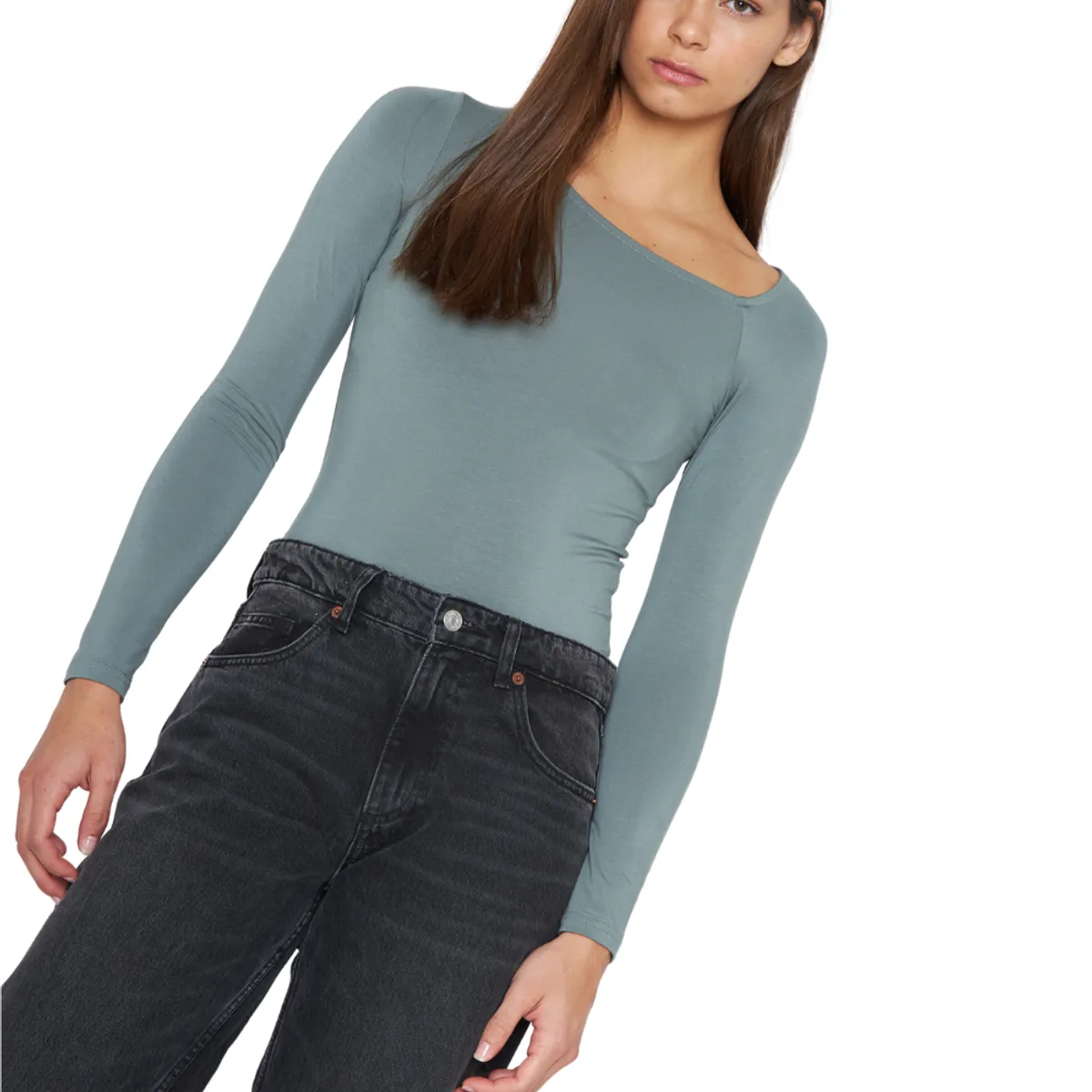 JACINTA TIENDA - Polera Ema verde Jacinta Tienda