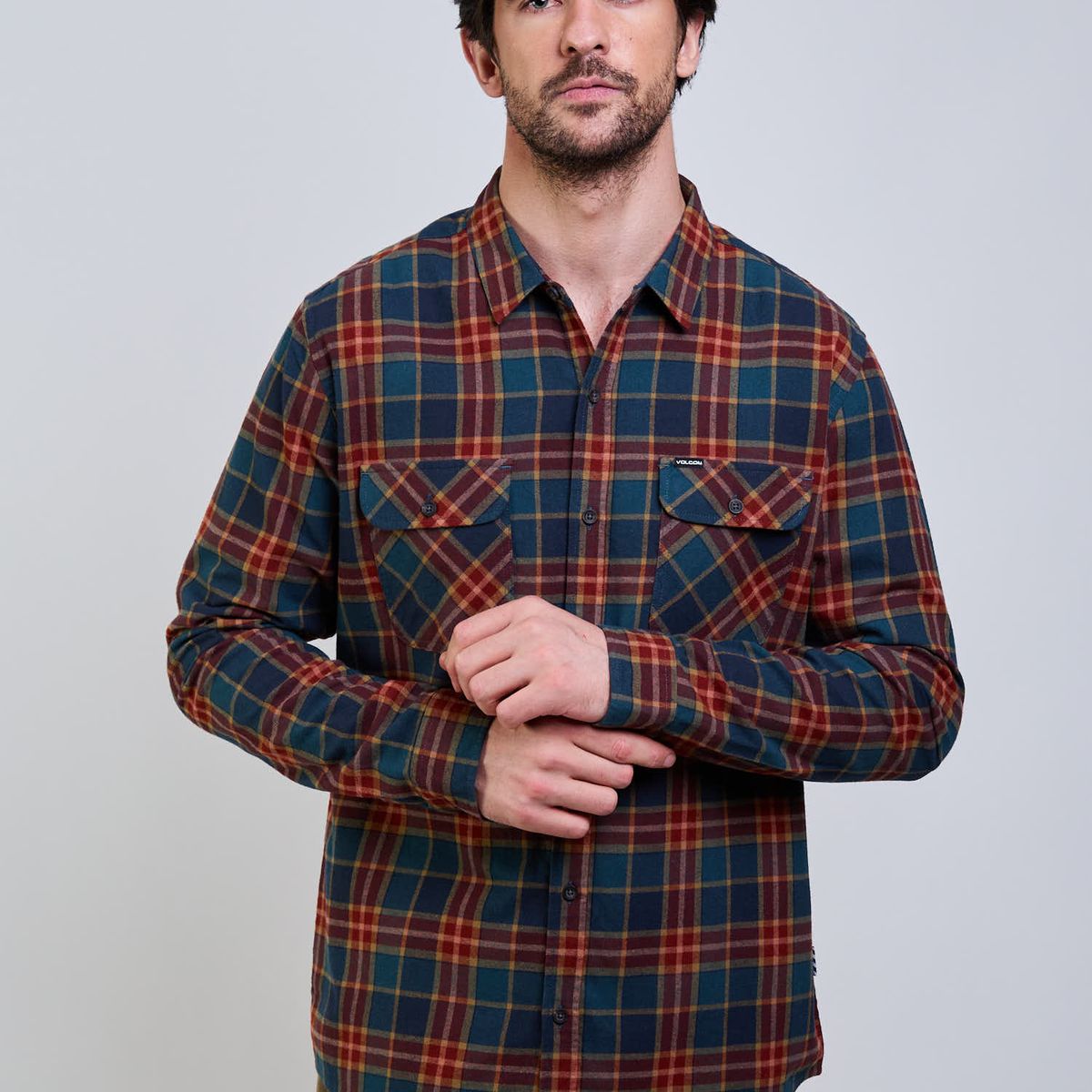VOLCOM - Camisa ML Shred Mcolor Hombre Volcom