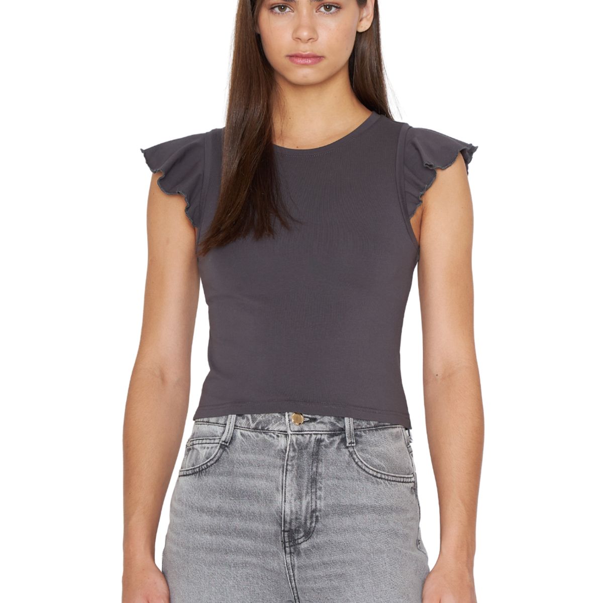 JACINTA TIENDA - Polera Gracia alitas III chocolate Jacinta Tienda