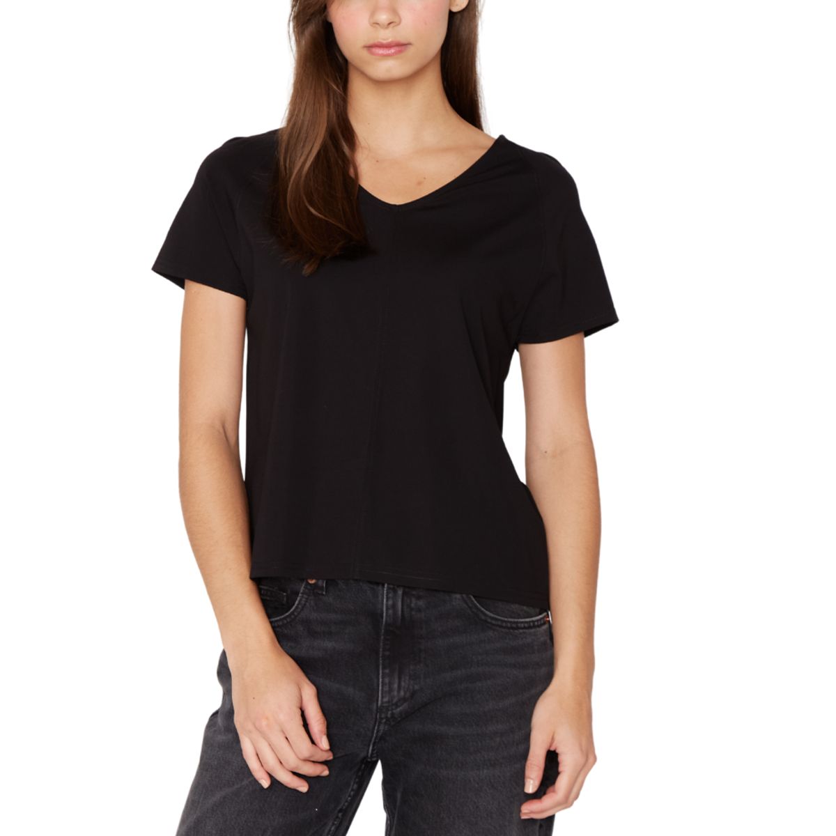 JACINTA TIENDA - Polera Elena negro Jacinta Tienda