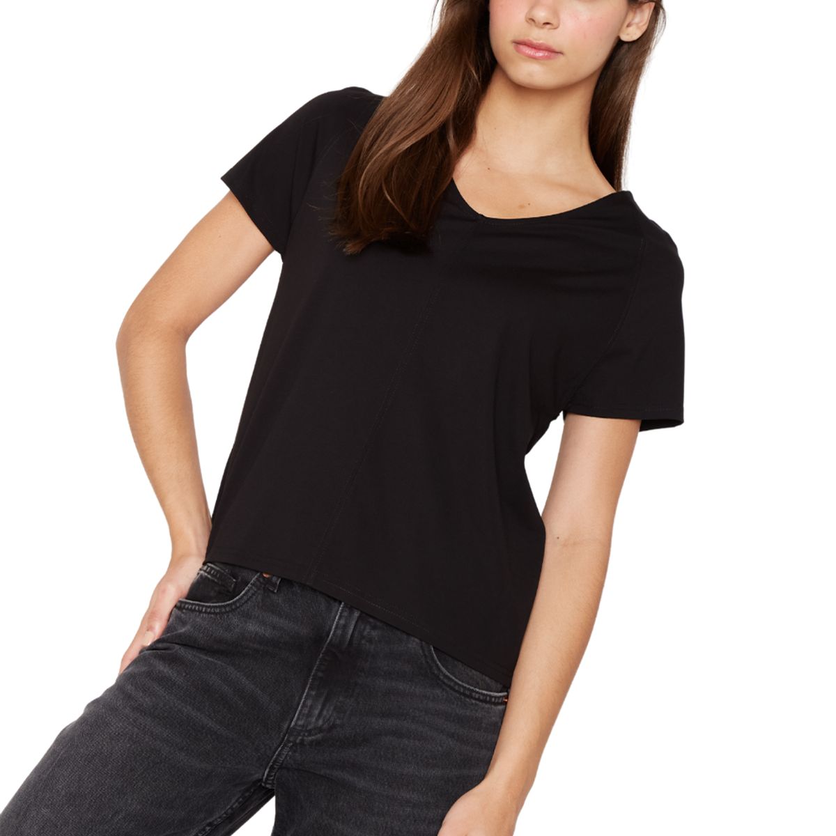 JACINTA TIENDA - Polera Elena negro Jacinta Tienda