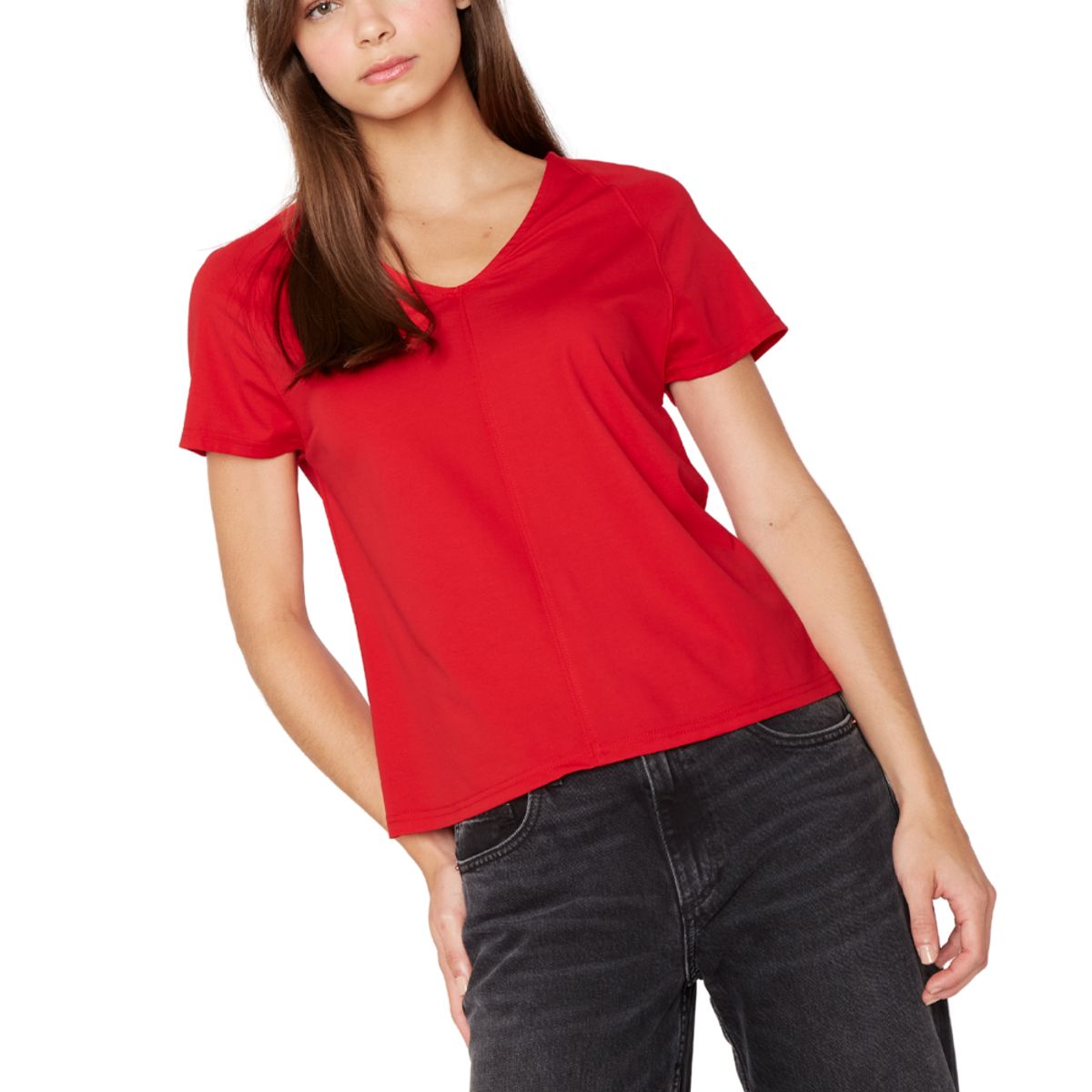 JACINTA TIENDA - Polera Elena rojo Jacinta Tienda