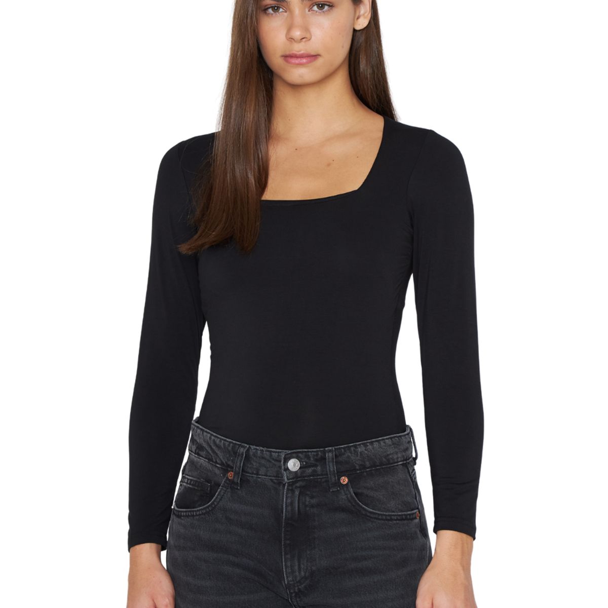 JACINTA TIENDA - Polera Emilia negra Jacinta Tienda