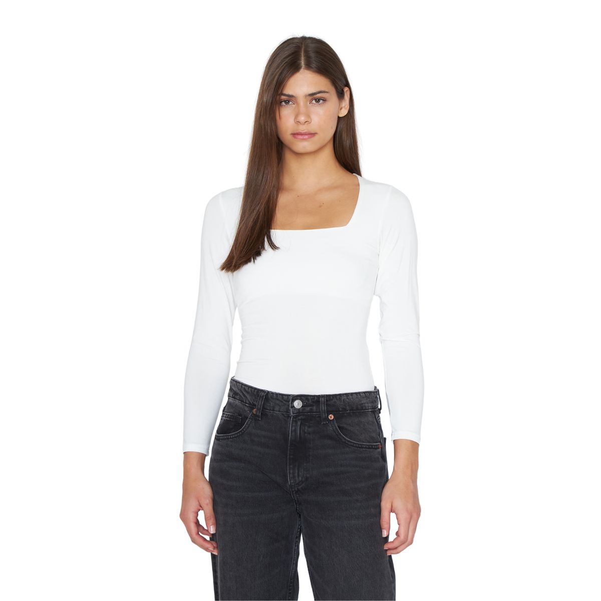 JACINTA TIENDA - Polera Emilia blanca Jacinta Tienda