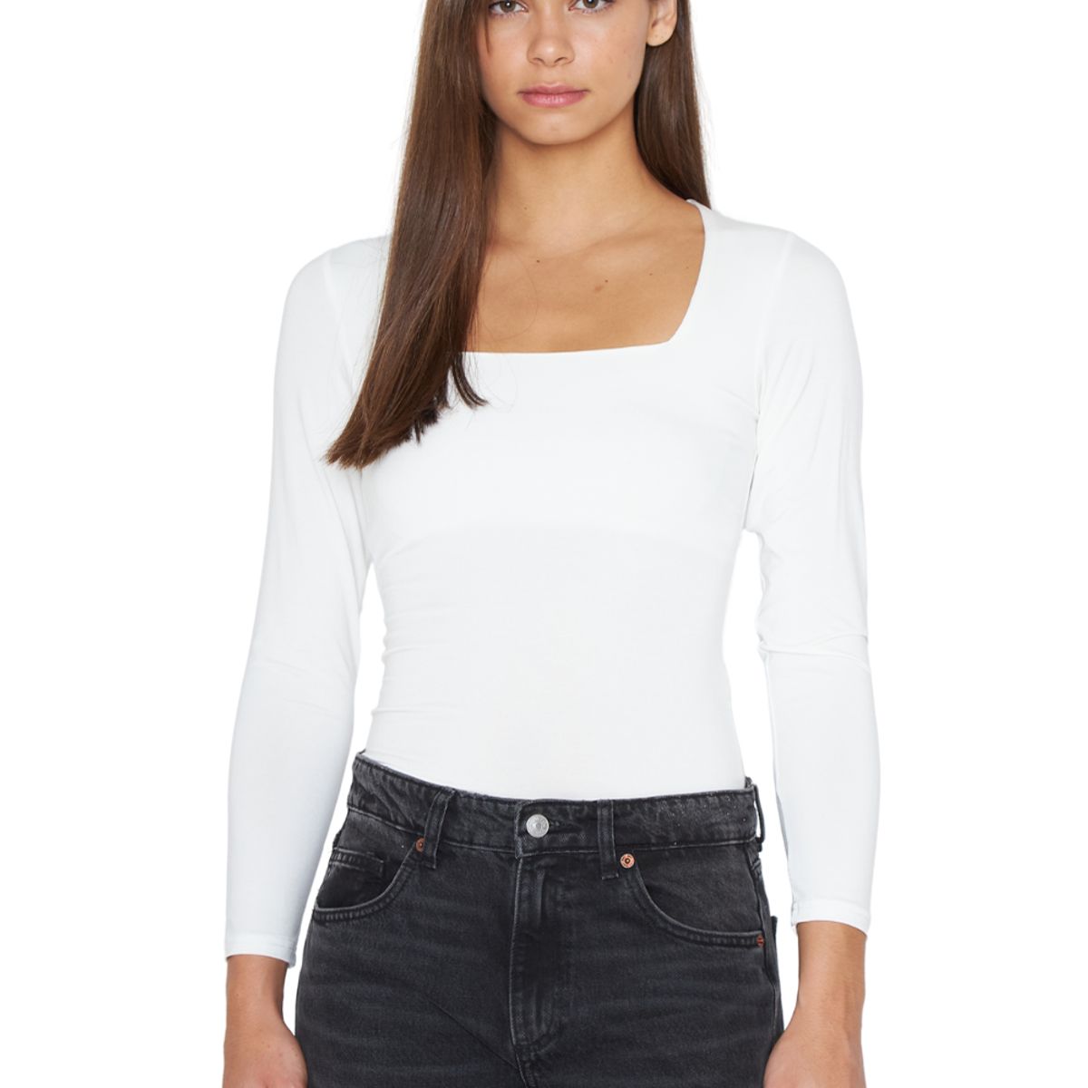 JACINTA TIENDA - Polera Emilia blanca Jacinta Tienda