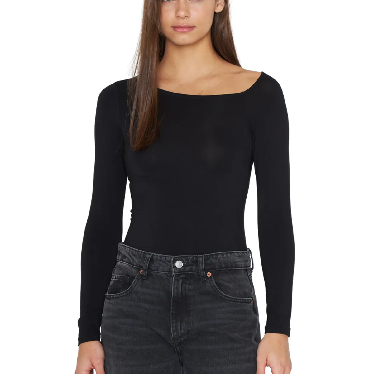 JACINTA TIENDA - Polera Ema negra Jacinta Tienda
