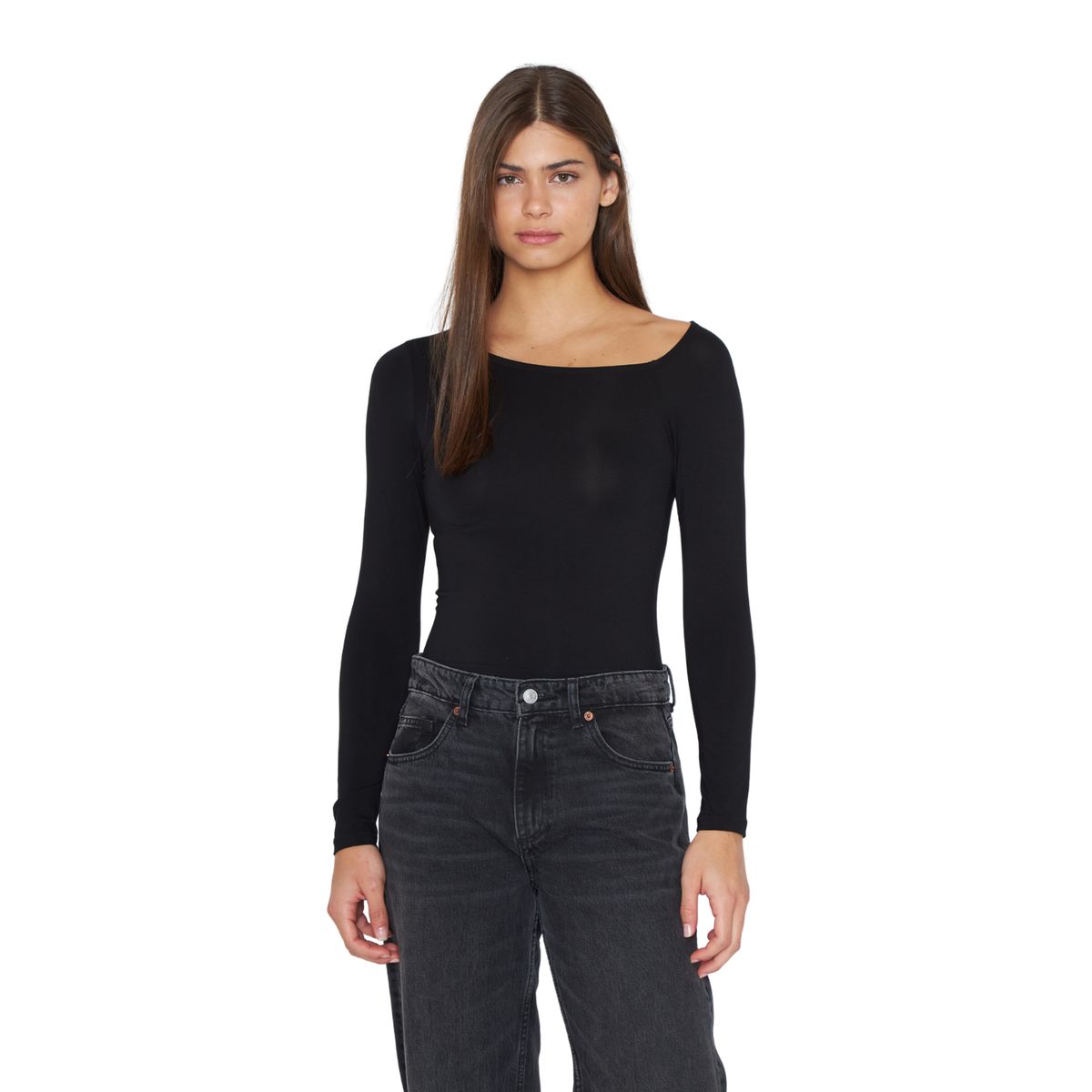 JACINTA TIENDA - Polera Ema negra Jacinta Tienda
