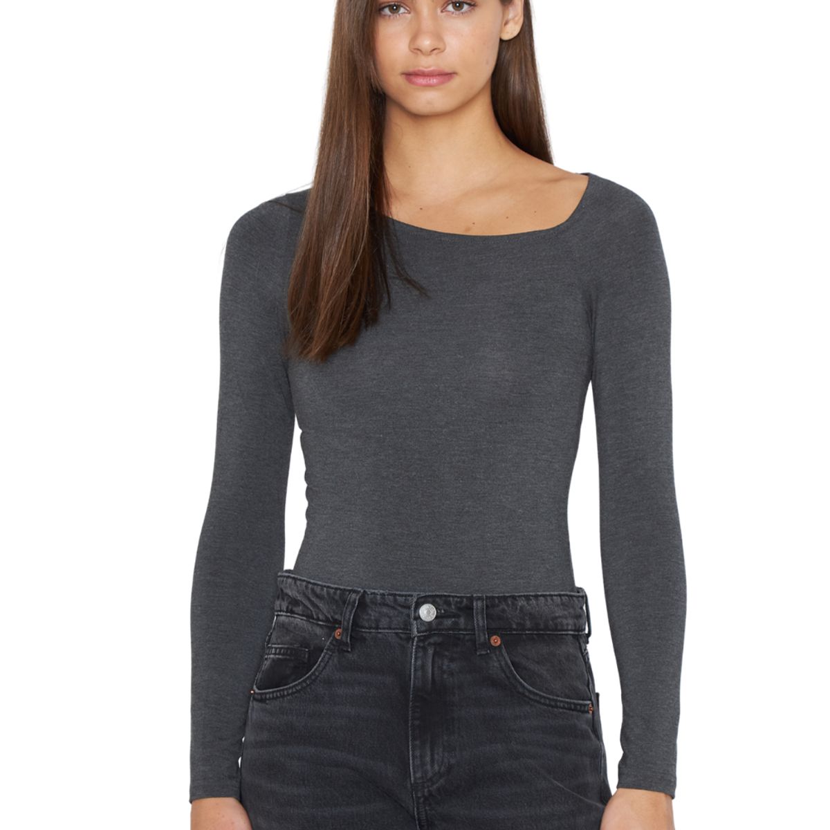 JACINTA TIENDA - Polera Ema gris Jacinta Tienda