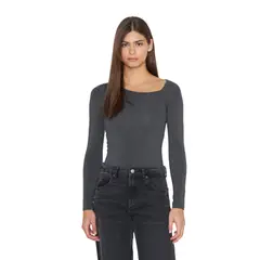 JACINTA TIENDA - Polera Ema gris