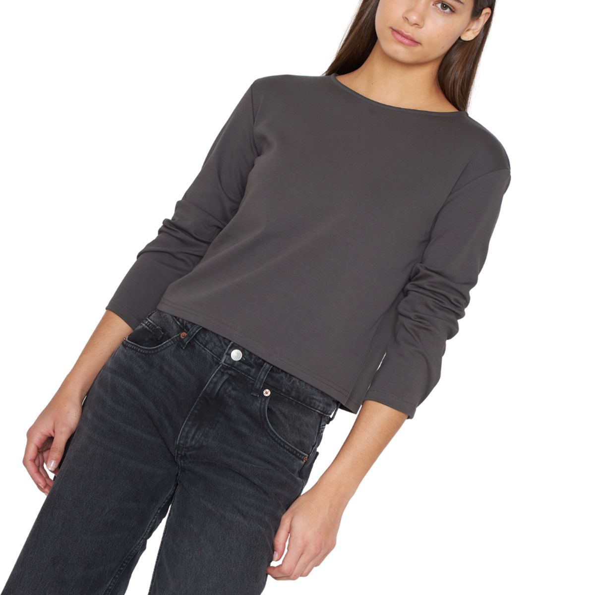 JACINTA TIENDA - Polera Martina gris Jacinta Tienda