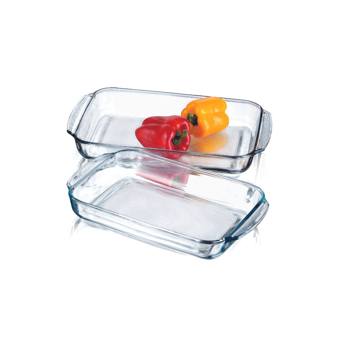 LIBBEY - BANDEJA / FUENTE RECTANGULAR VIDRIO 3LT