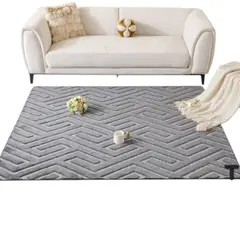 GENERICO - ALFOMBRA JACQUARD DE ALGODON 160X200CM