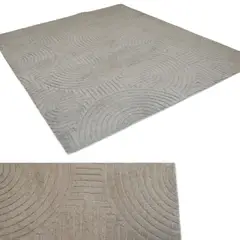 GENERICO - ALFOMBRA JACQUARD DE ALGODON 160X200CM
