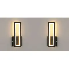 ARTIHOGAR - Pack 2 Lamparas Aplique Pared Led 3 Tonos