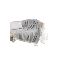GENERICO - Mantas Para Sofa Con Pompones