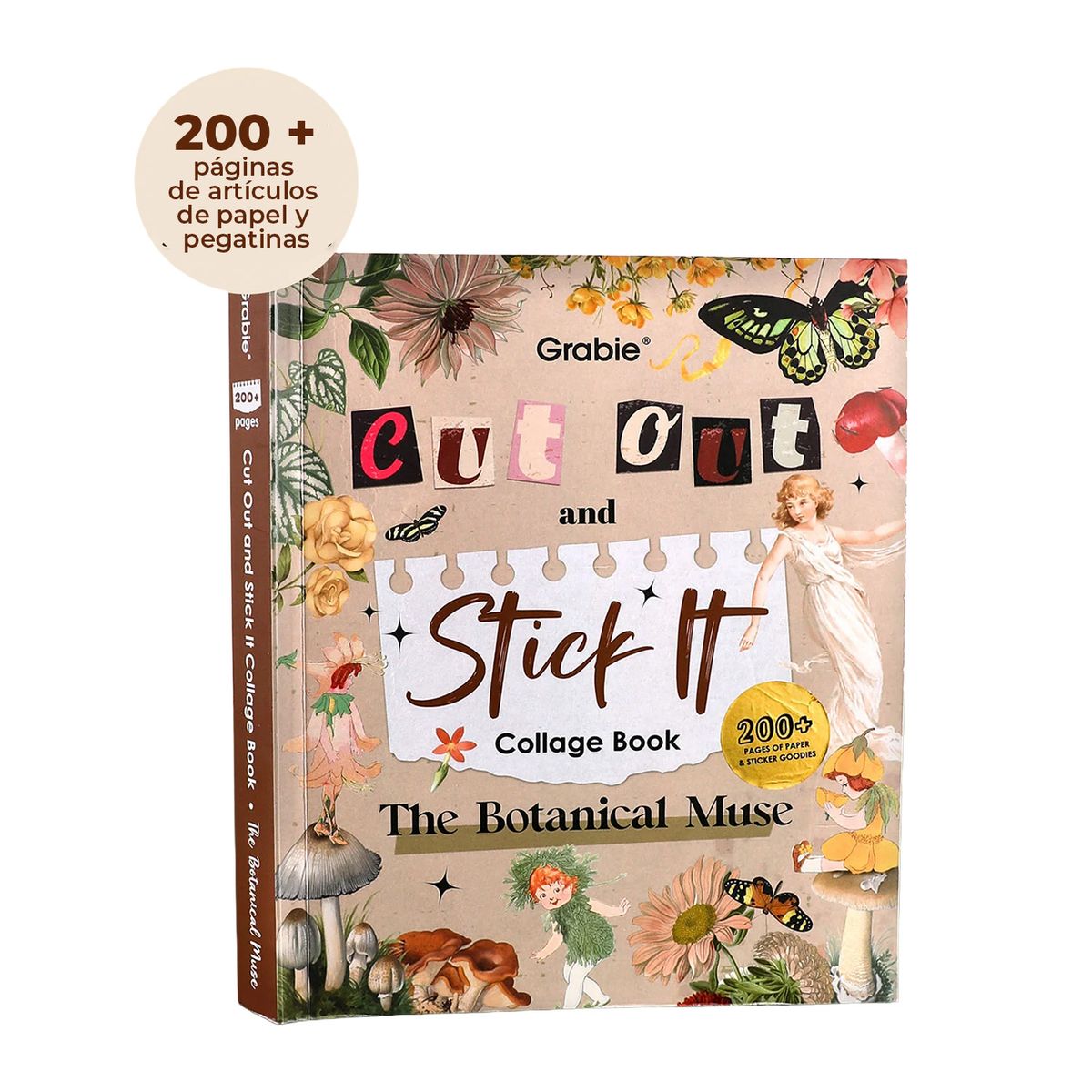 GRABIE - Libro de Actividades de Collage "La Musa Botánica" 200+ pag