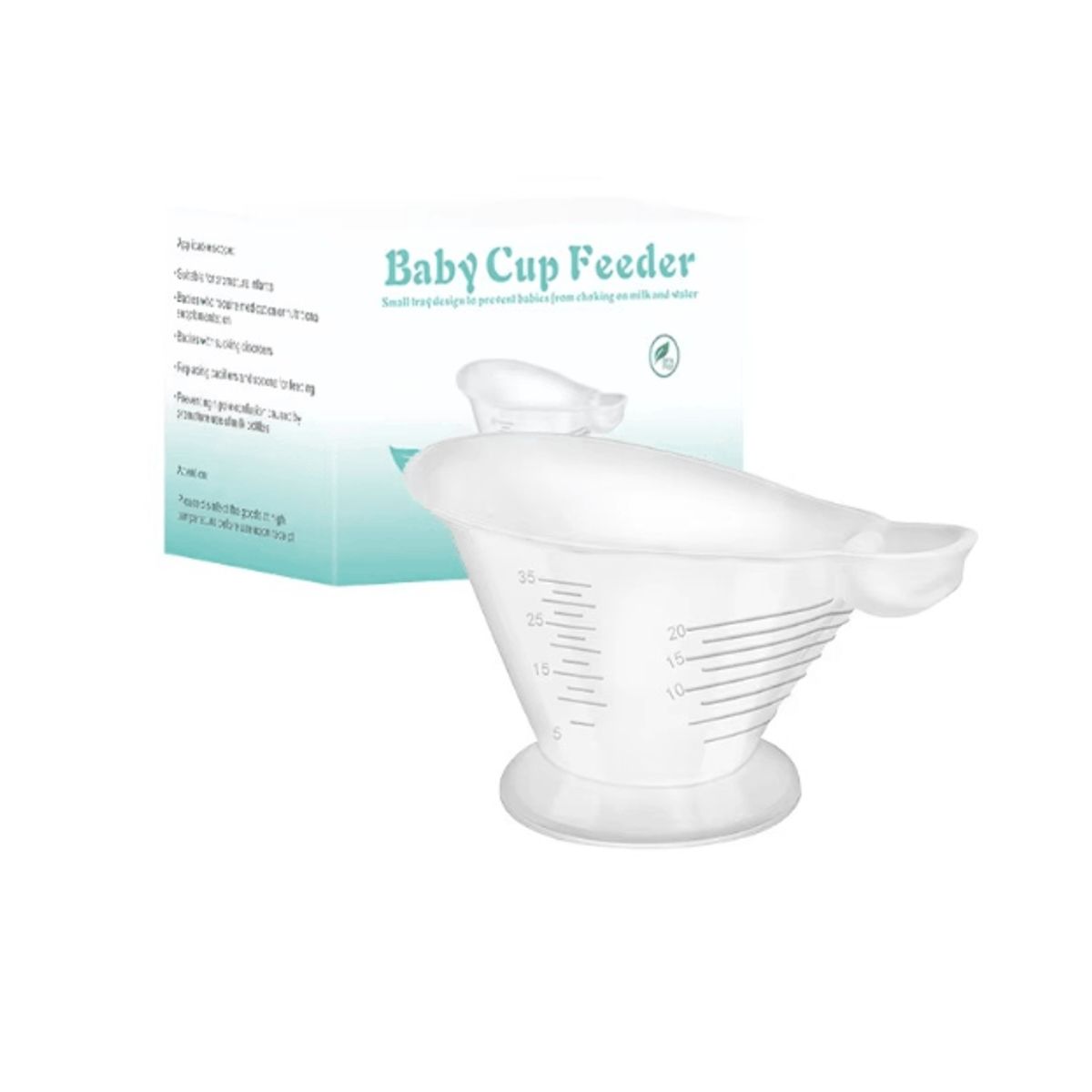 BAMBINI PUMP - Vaso Alimentación Bebé Recién Nacido Silicona Médica 35ml