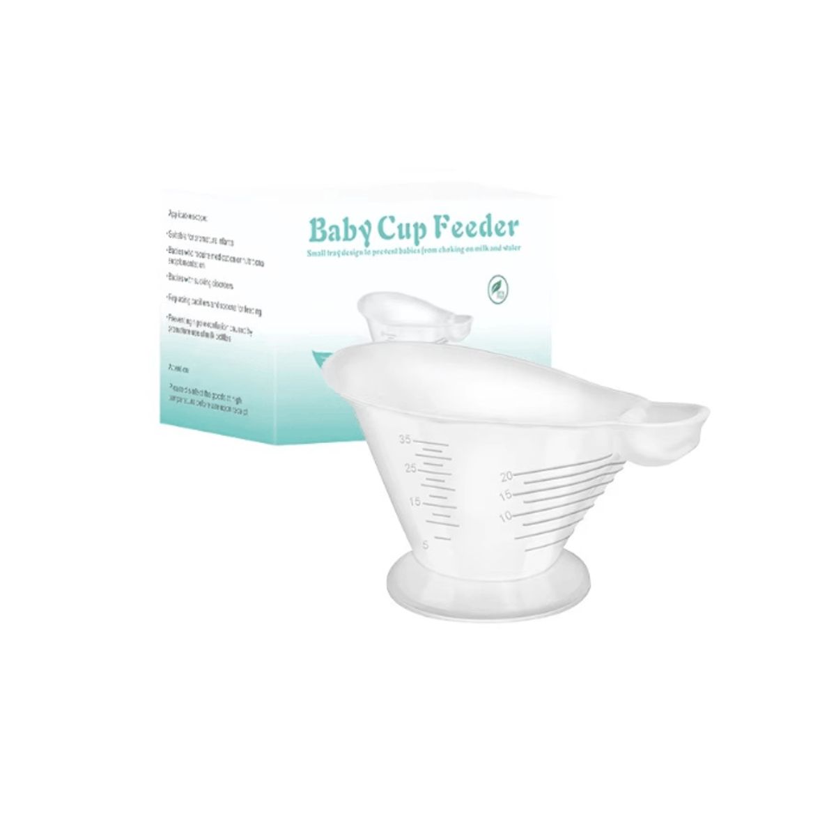 BAMBINI PUMP - Vaso Alimentación Bebé Recién Nacido Silicona Médica 35ml