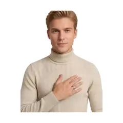 LOOK SHOP - Sweater Tejido Hombre Cuello Subido Beatle. 108