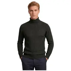 LOOK SHOP - Sweater Tejido Hombre Cuello Subido Beatle. 108