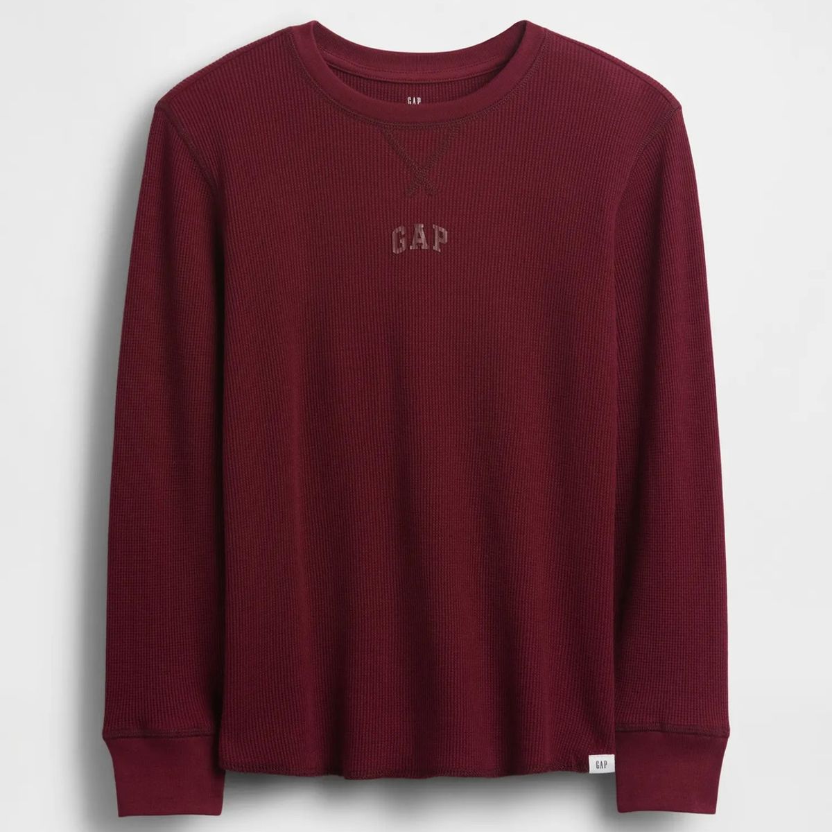 GAP - Polera Niño Gap Manga Larga Logo Rojo