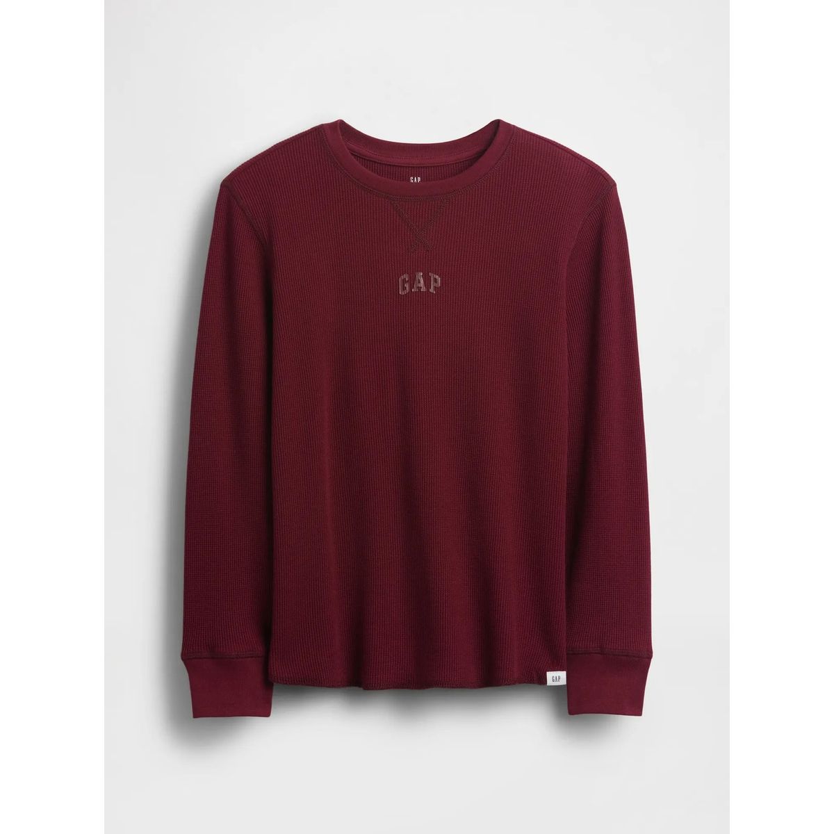 GAP - Polera Niño Gap Manga Larga Logo Rojo