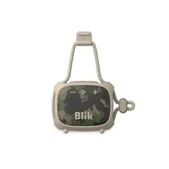 BLIK - Parlante Bluetooth Rider 8W IPX7 5H Clip color Militar