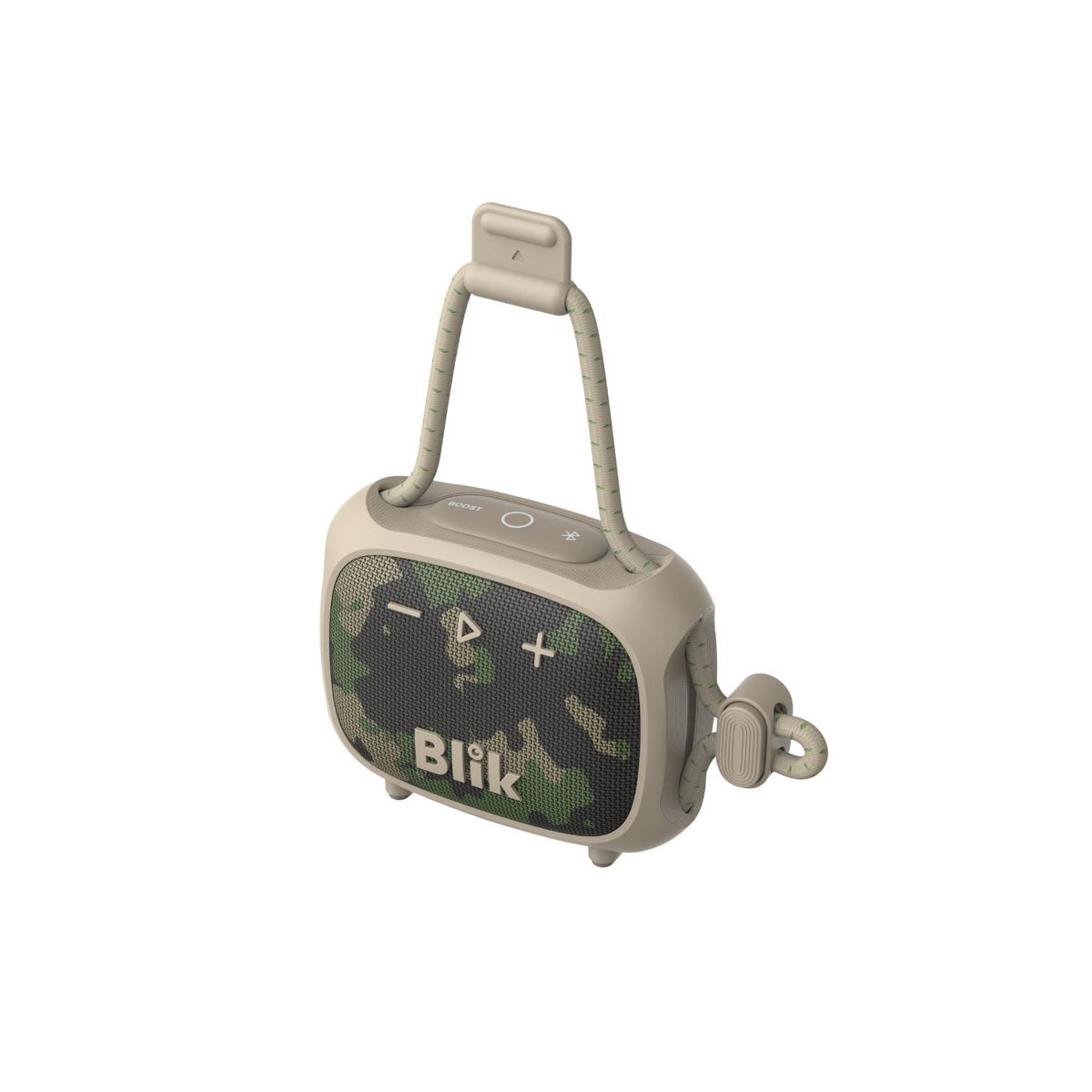 BLIK - Parlante Bluetooth Blik Rider 8W IPX7 5H Clip color Militar