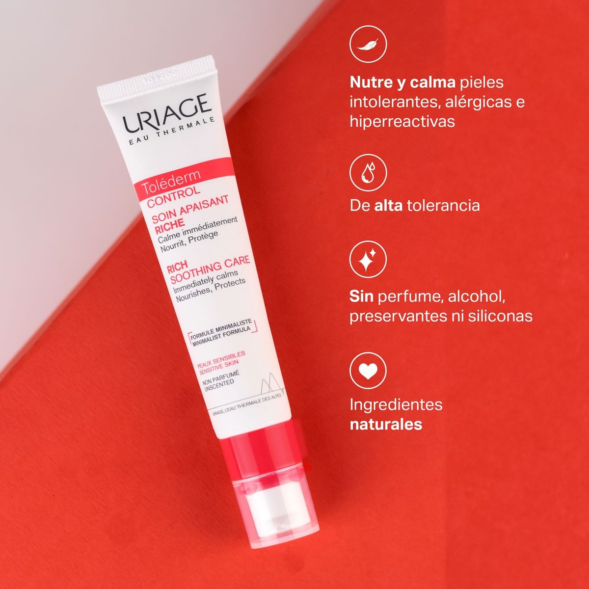 URIAGE - Crema Rica Calmante Toléderm Control 40 Ml Uriage