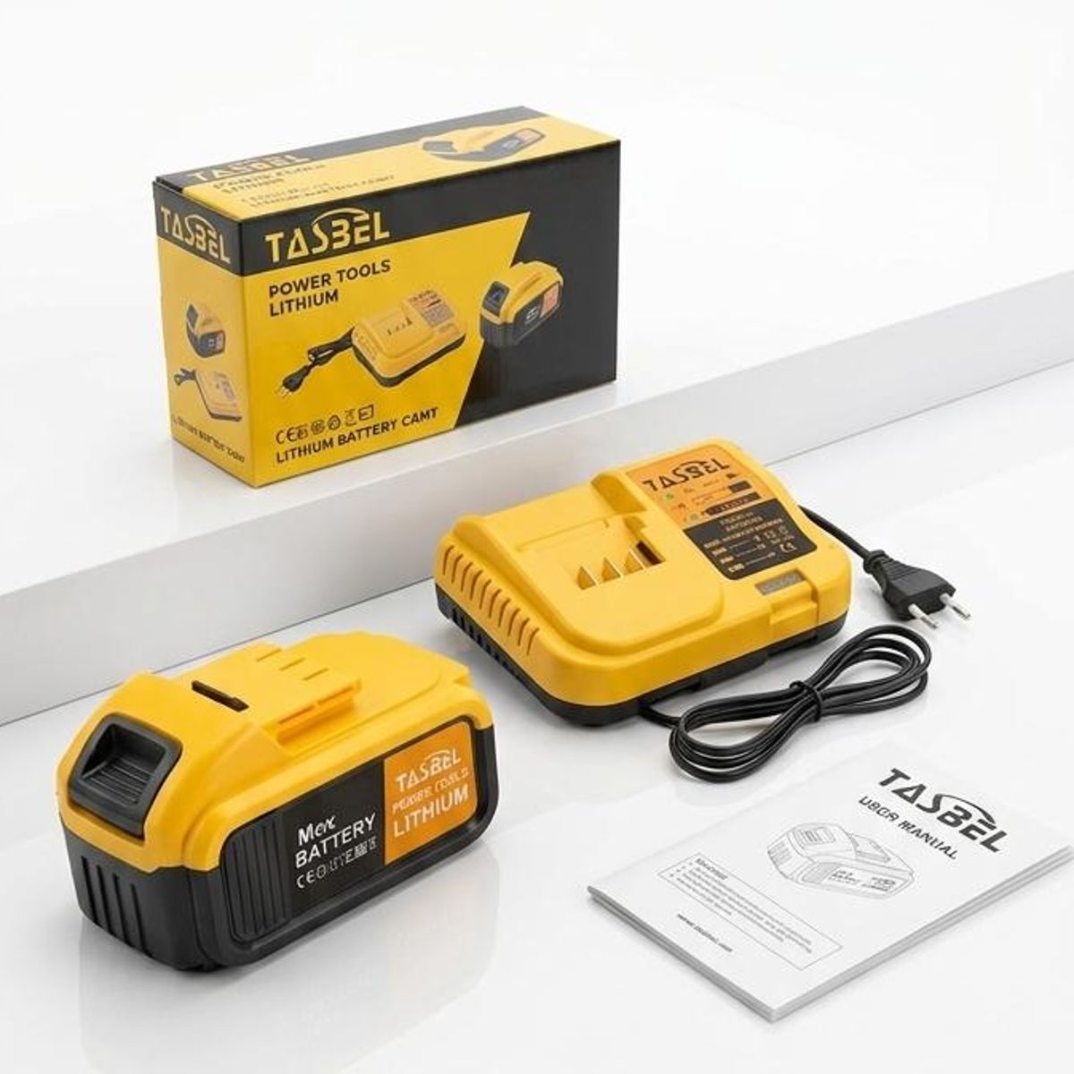 GENERICO - Kit Batería Tasbel de Litio + Cargador Rápido