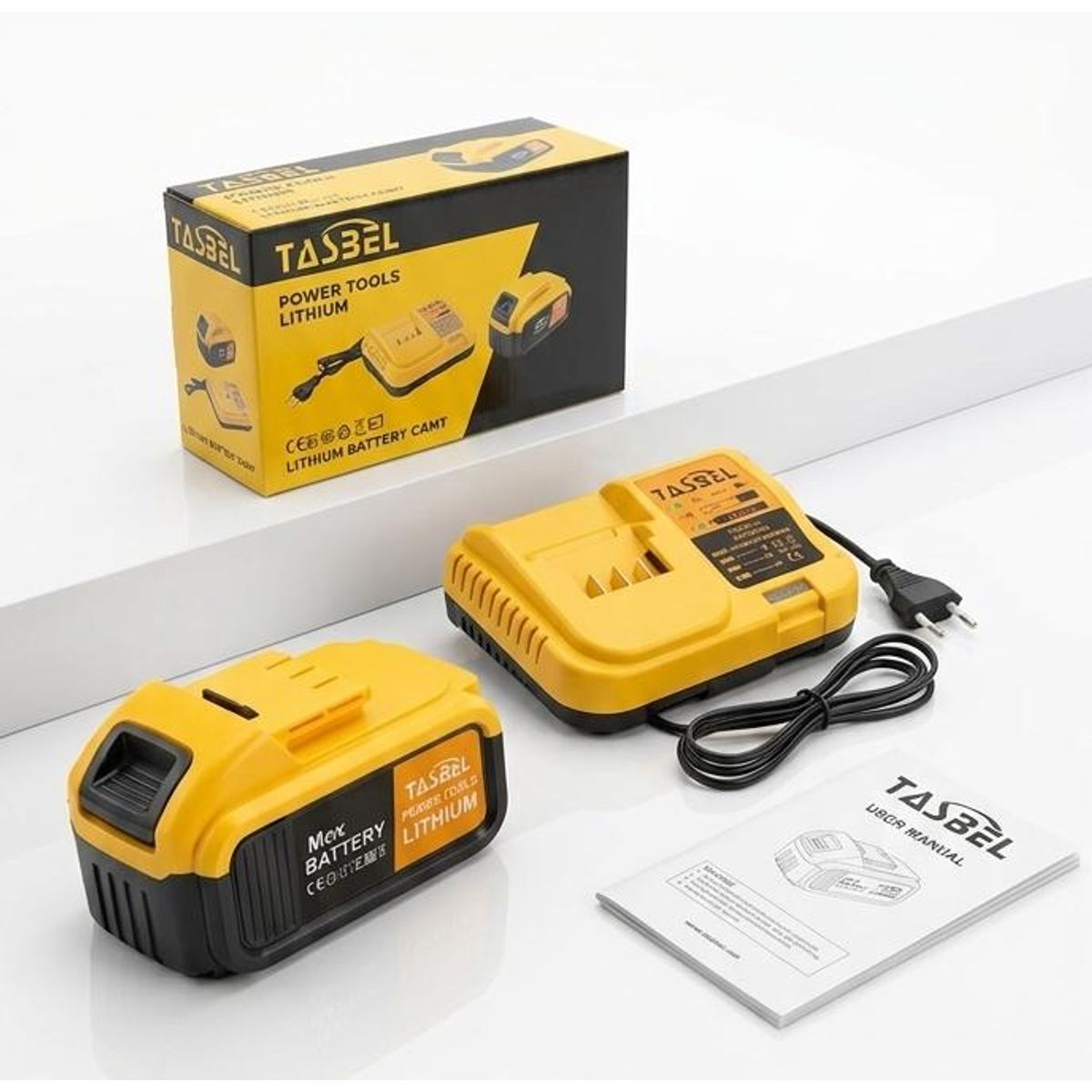 GENERICO - Kit Batería Tasbel de Litio + Cargador Rápido