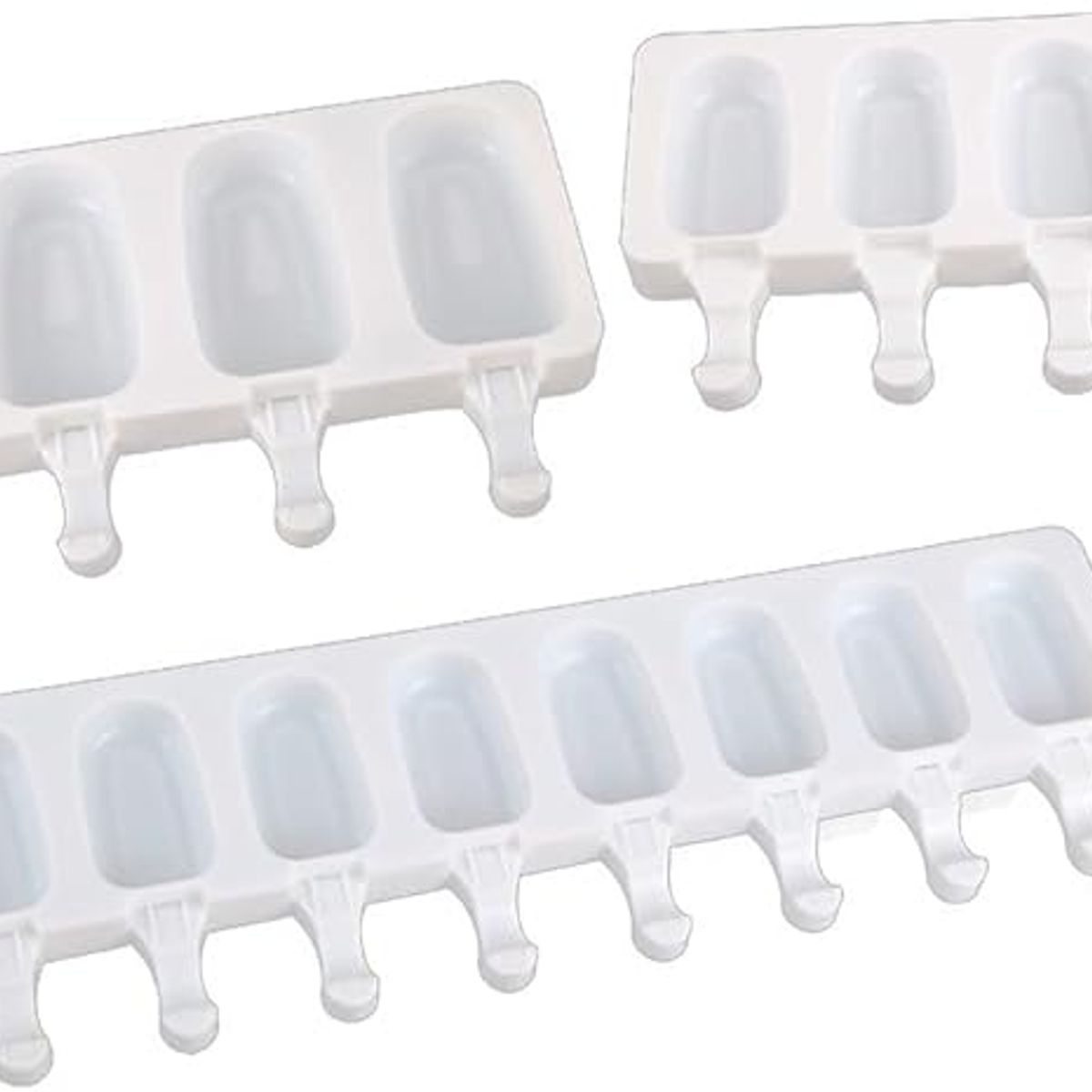 GENERICO - Molde De Silicona 8 Paletas De Helado Magnum.