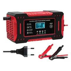 GENERICO - Cargador de Bateria 12 V Para Auto y Moto Reparador Pulse
