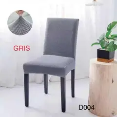 GENERICO - Pack De 6 Fundas Cubre Sillas Comedor Tela Con Textura