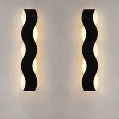 ARTIHOGAR - Pack 2 Lamparas Aplique Pared Led 3 Tonos