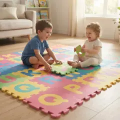 BENIC BABY - Alfombra de Letras Infantil Puzzle 26 Piezas A a Z