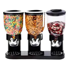 GENERICO - Dispensador Triple Cereal Granos Dulces Frutos Secos