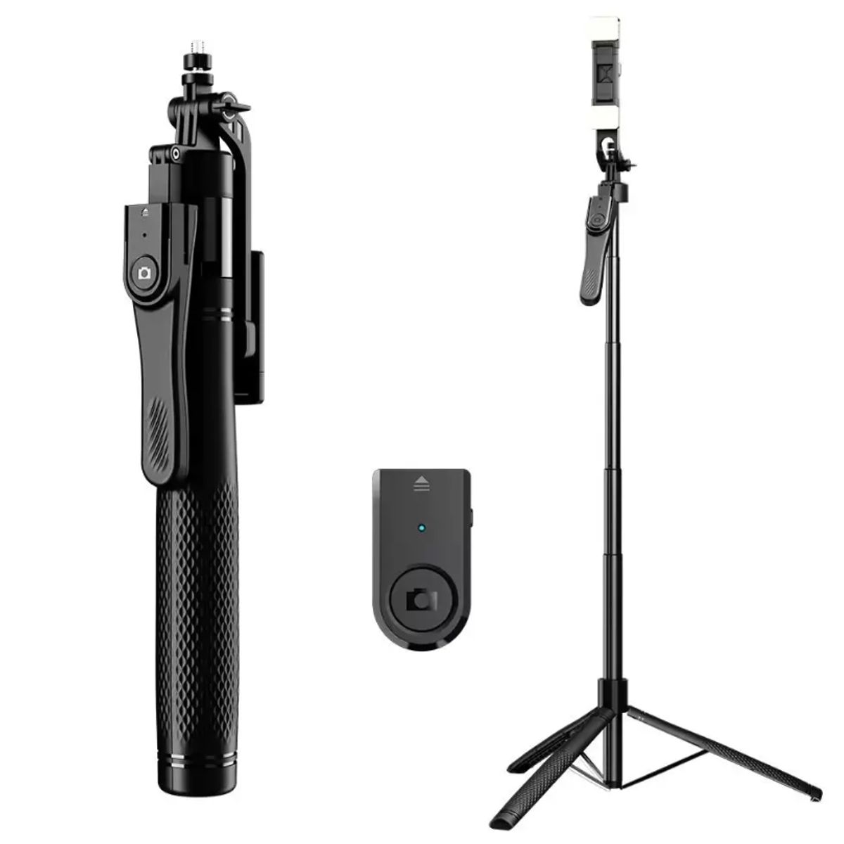 IRM - Trípode Palo Selfie Extensible 1.7m Y Control Bluetooth