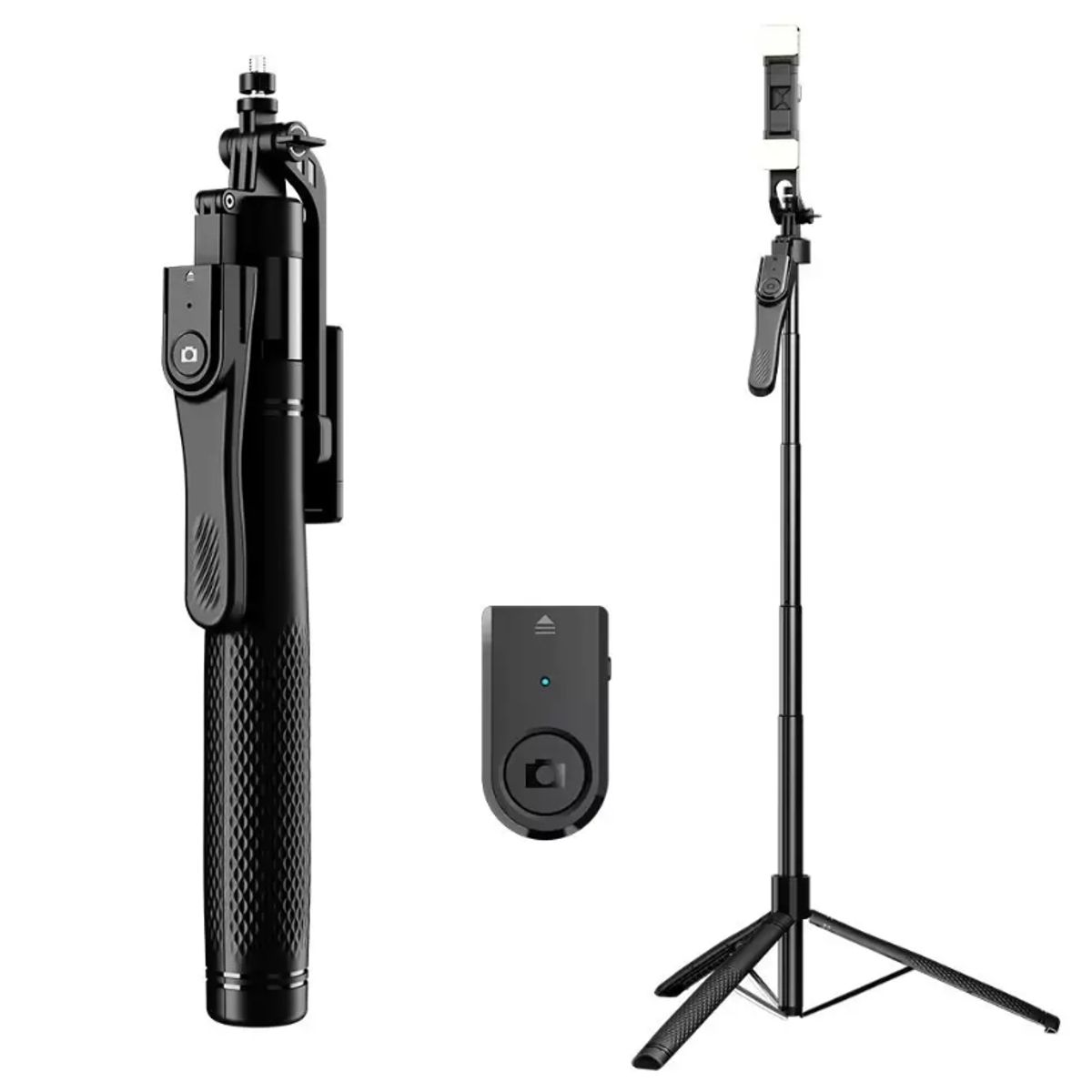 IRM - Trípode Palo Selfie Extensible 1.7m Y Control Bluetooth