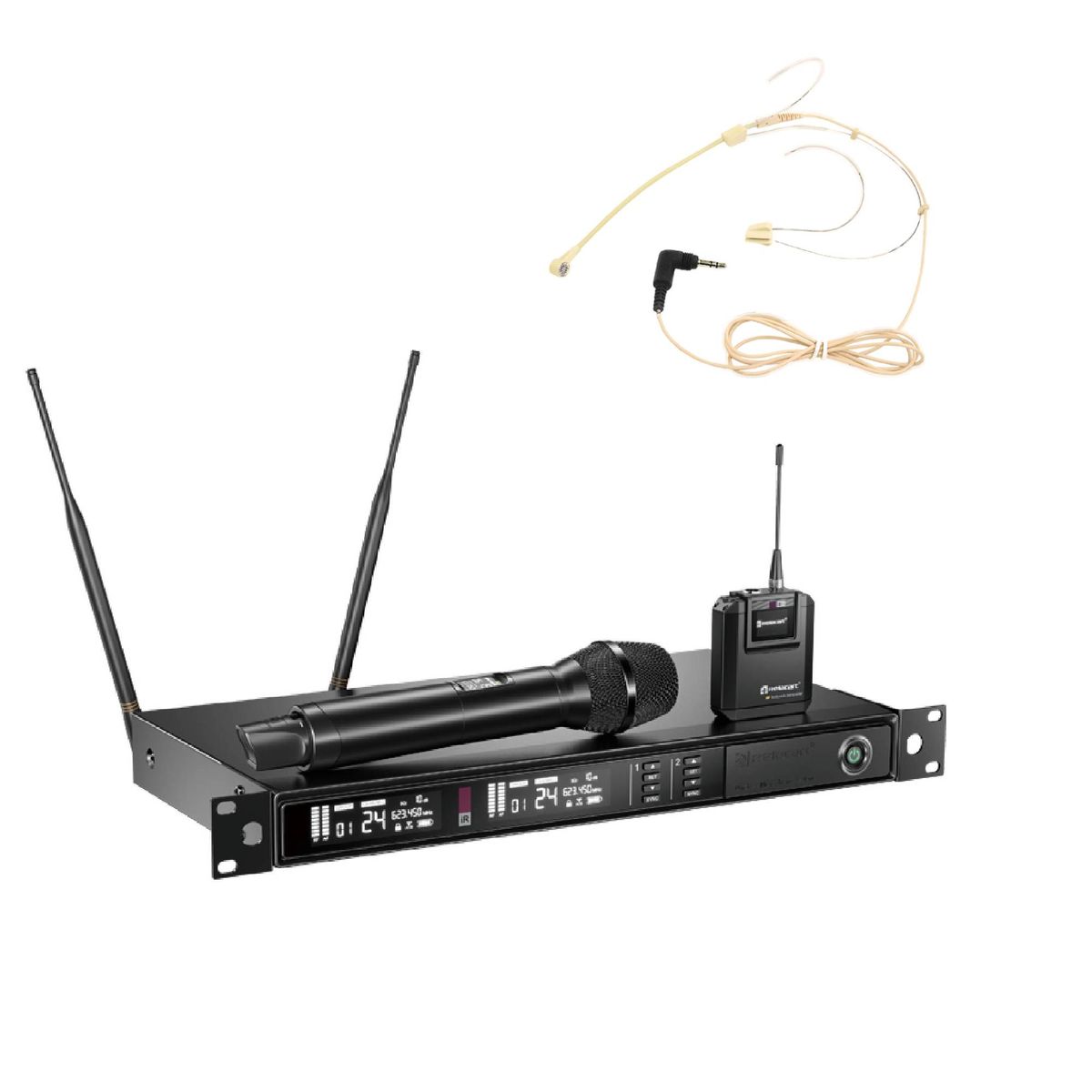 RELACART - Relacart UR-280 sistema inalambrico doble 1 mano 1 cintillo
