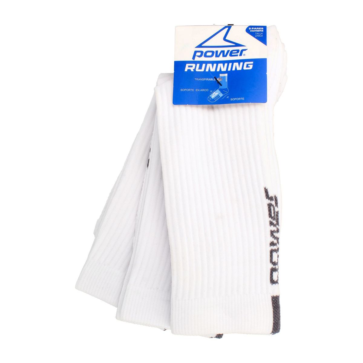 POWER - Calcetines Hombre Power Tripack-Running