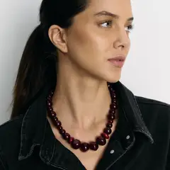 LOUNGE - Collar Mujer Piedras Resina Distintas Portes