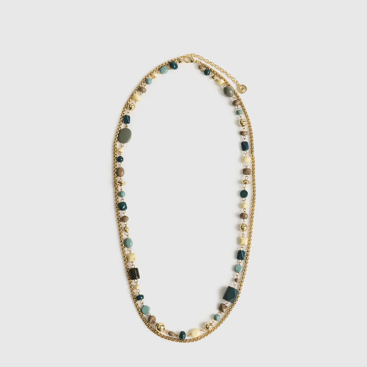 LOUNGE - Collar Mujer Doble Mostacillas
