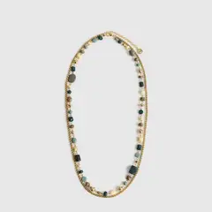 LOUNGE - Collar Mujer Doble Mostacillas