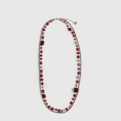 LOUNGE - Collar Mujer Doble Mostacillas