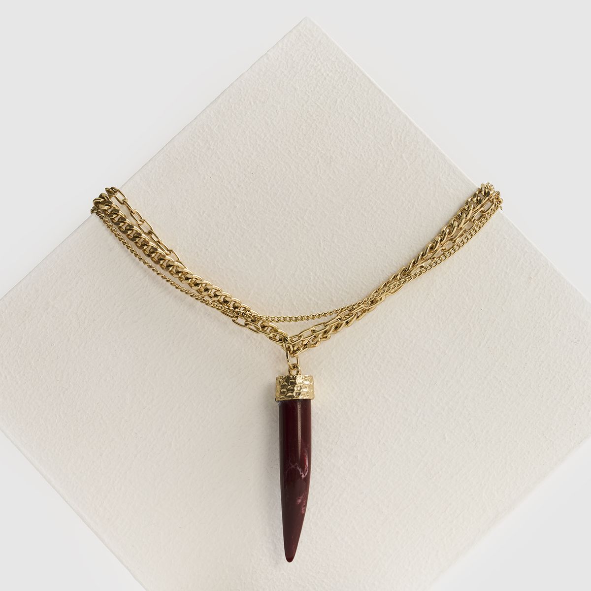 LOUNGE - Collar Mujer Charm Cuerno