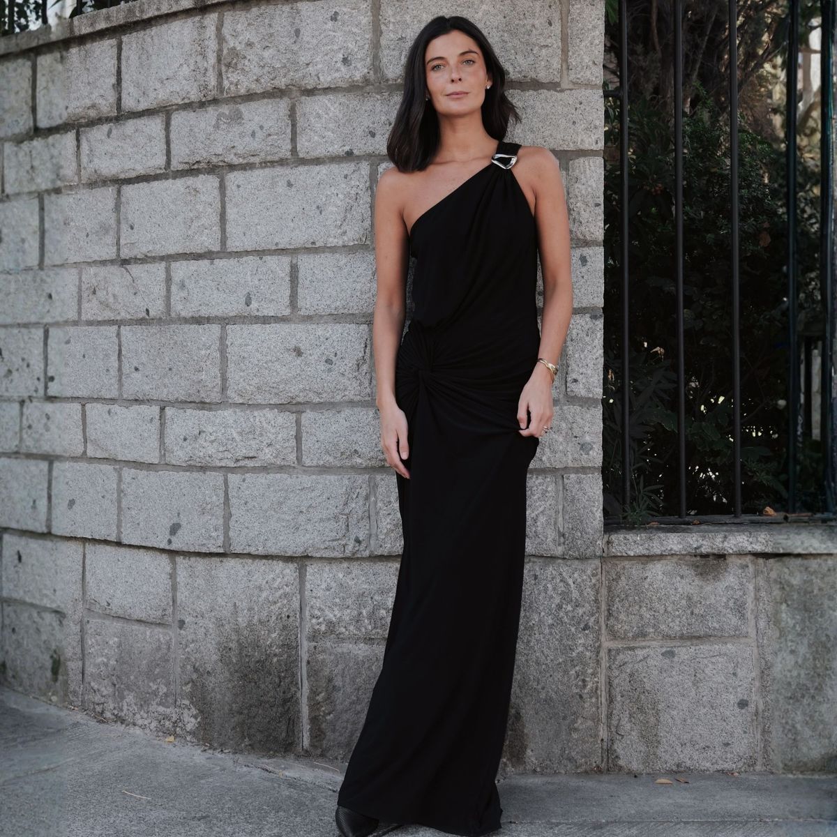 BAOBAB - Vestido Canoa Negro Mujer