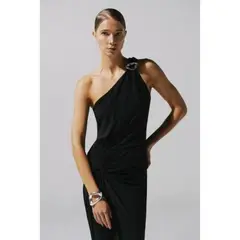 BAOBAB - Vestido Canoa Negro Mujer